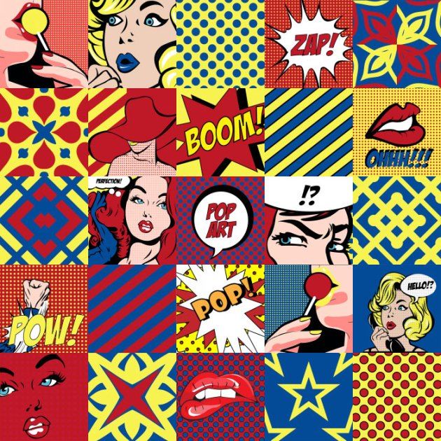 Pop Art Chic: Retro Comic-Inspired Women's Bomber Jacket