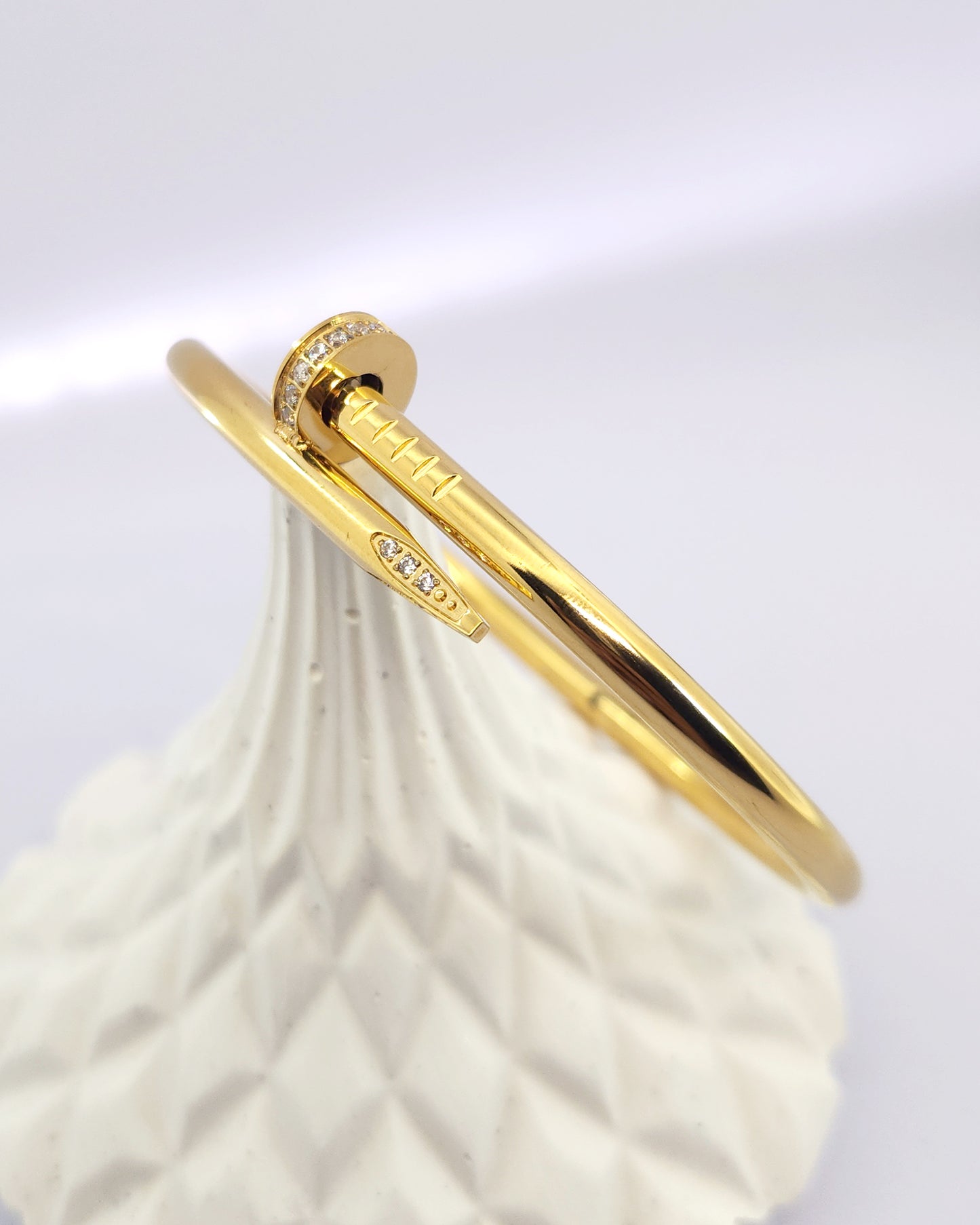 The Parisian Nail Bangle | 18k Gold Plated Iconic Cuff