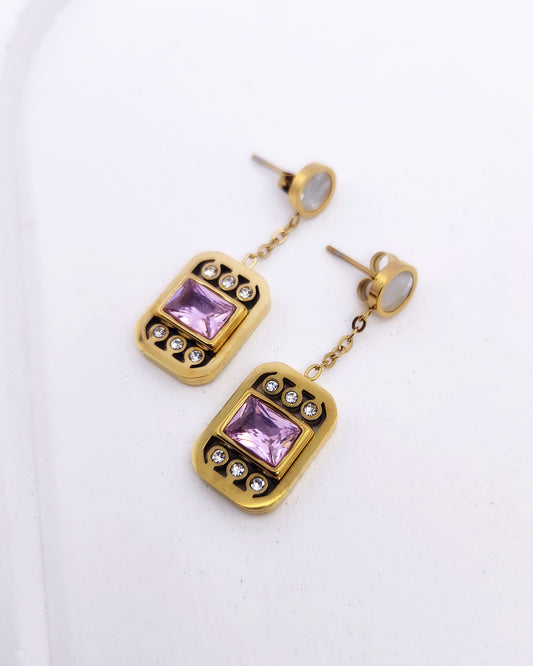 Empress Pink Crystal Drops