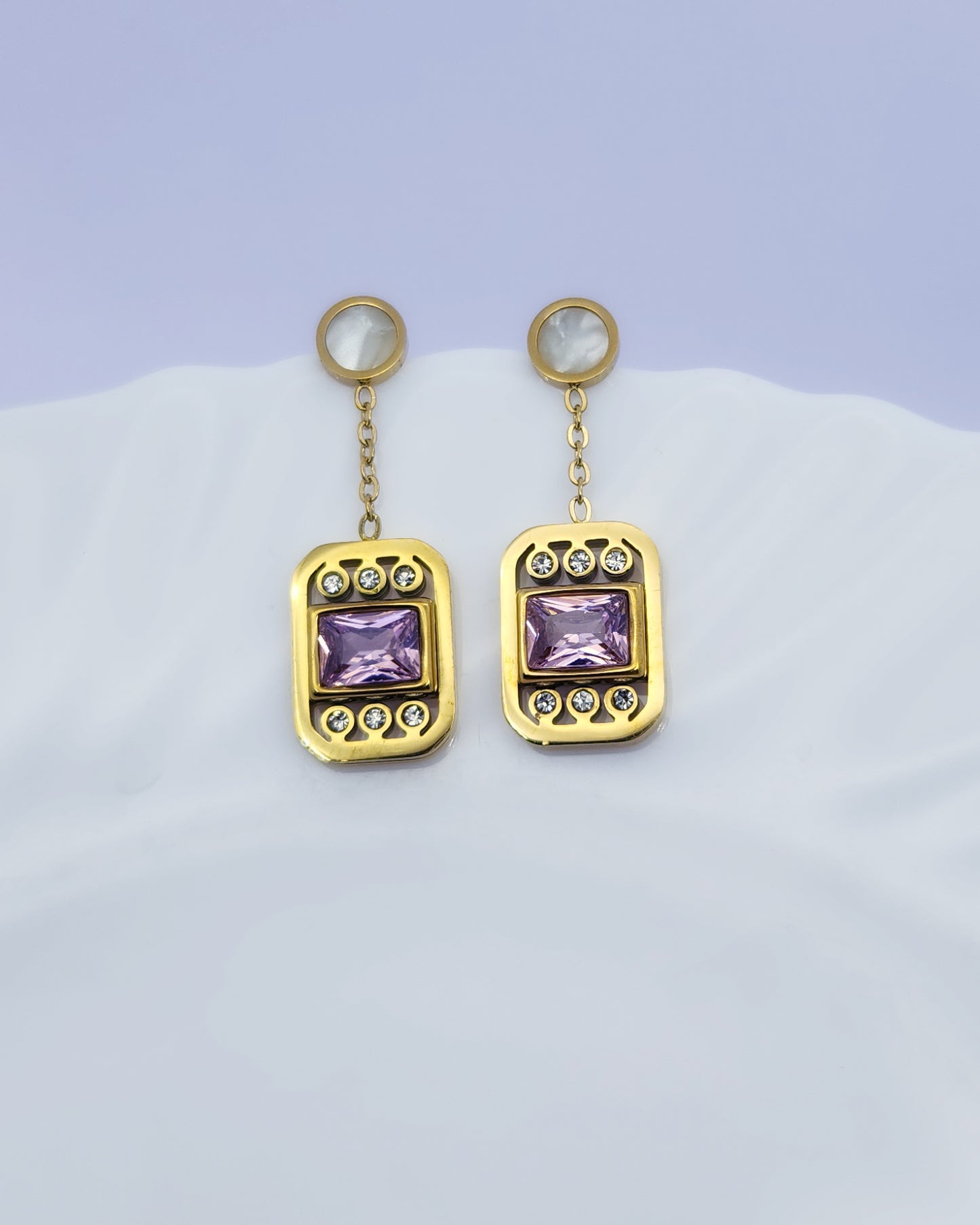 Empress Pink Crystal Drops
