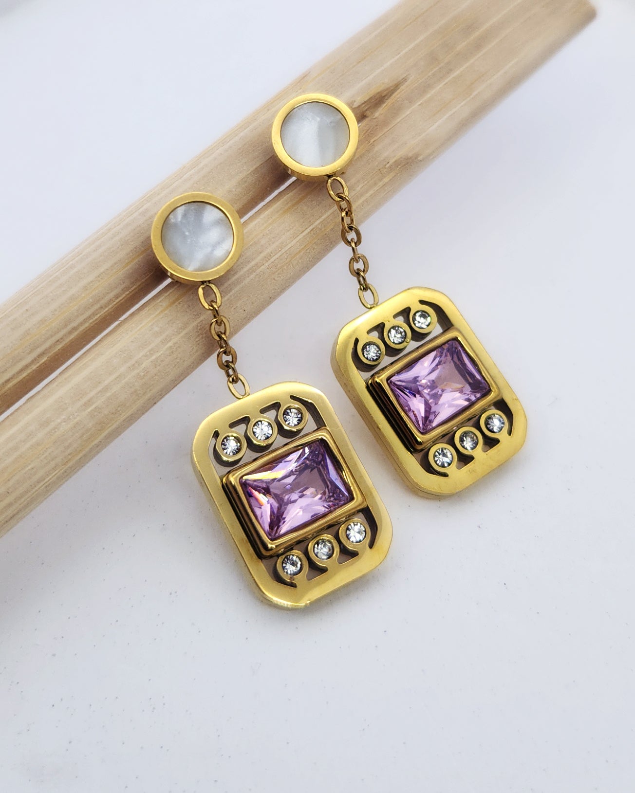 Empress Pink Crystal Drops