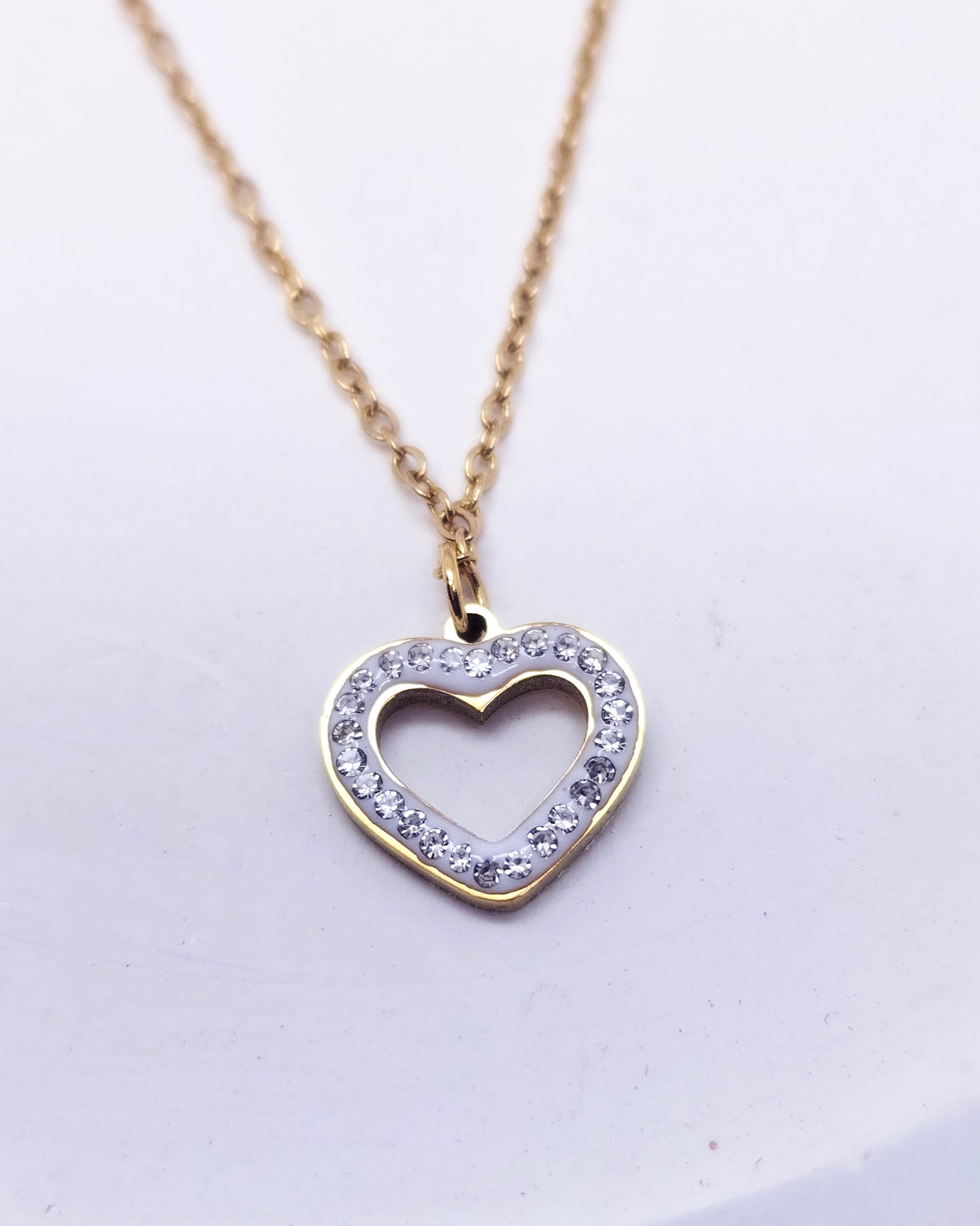 The Layers of Love Necklace | 18k Gold Plated Heart Pendant