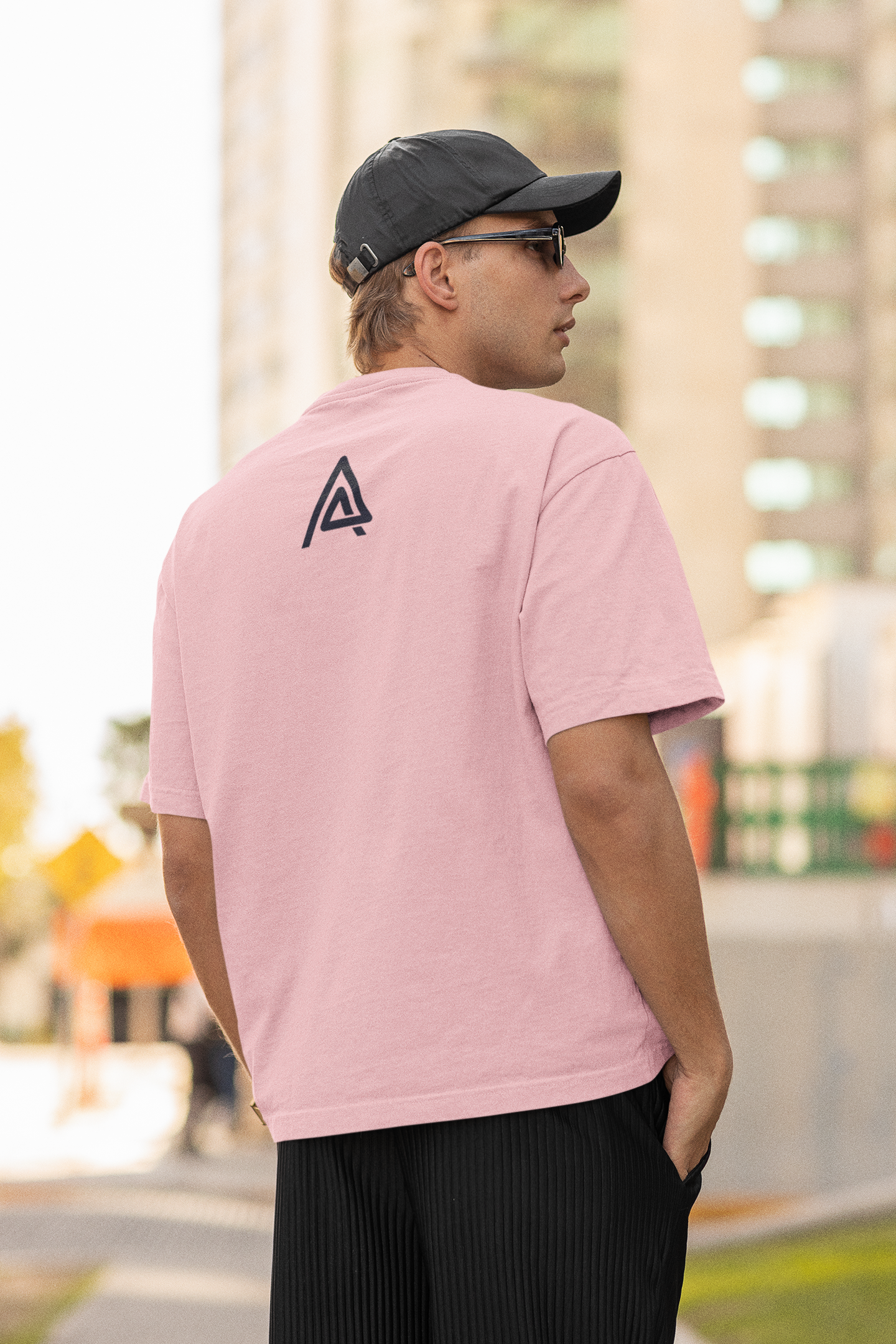 Asqr Original Unisex Tee – Oversized Fit, Premium Print, Light Hues