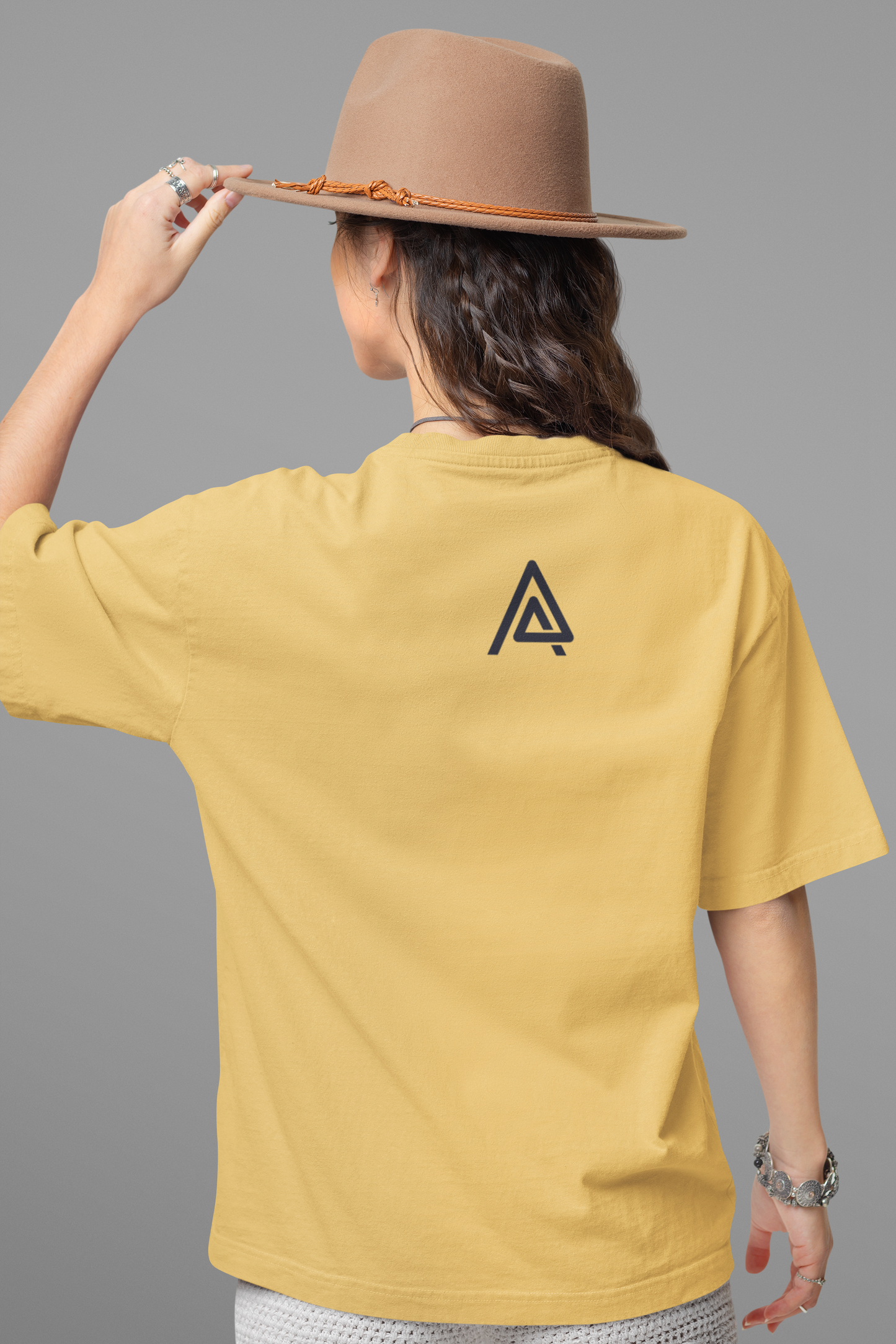 Asqr Original Unisex Tee – Oversized Fit, Premium Print, Light Hues