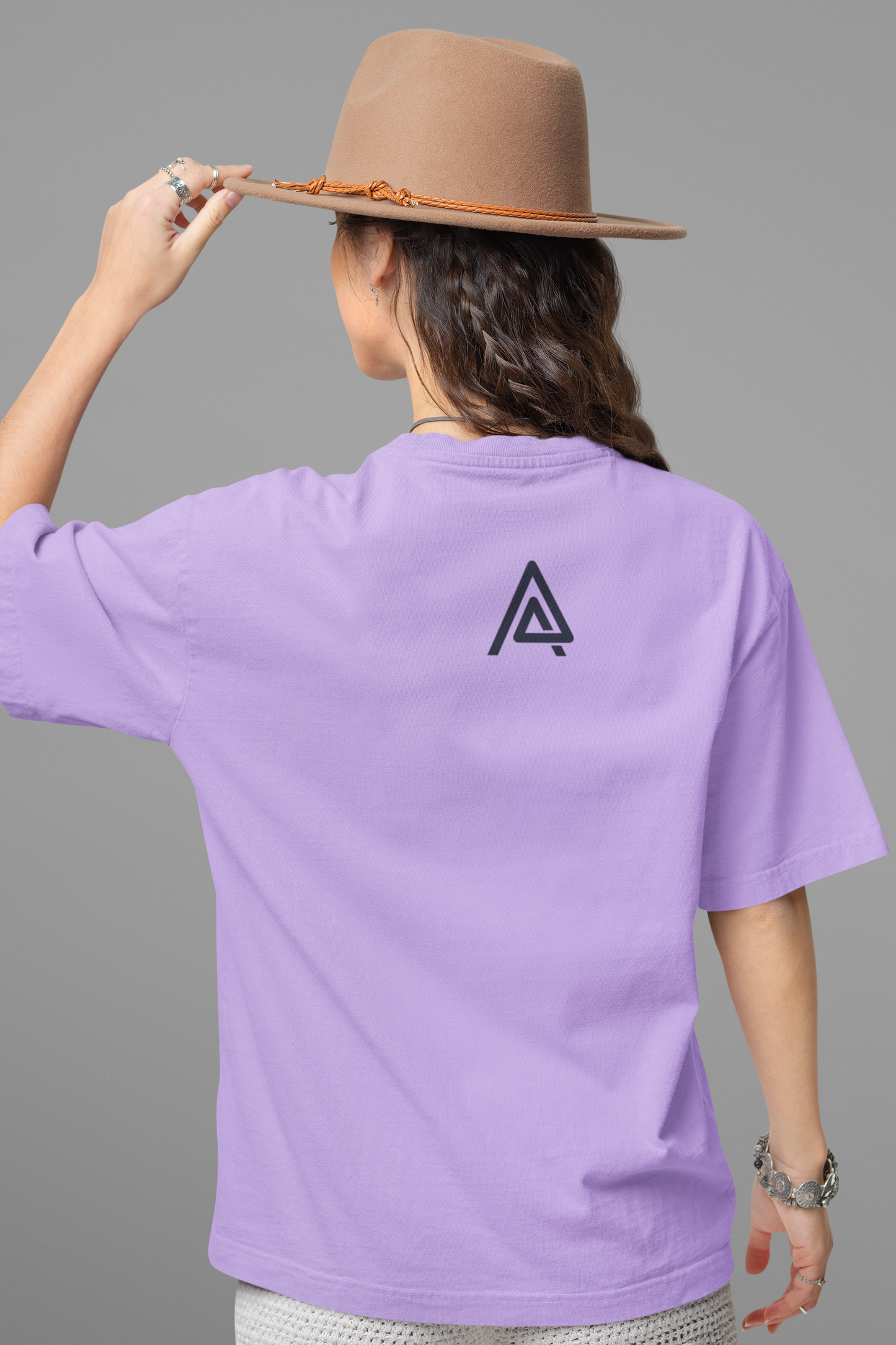 Asqr Original Unisex Tee – Oversized Fit, Premium Print, Light Hues