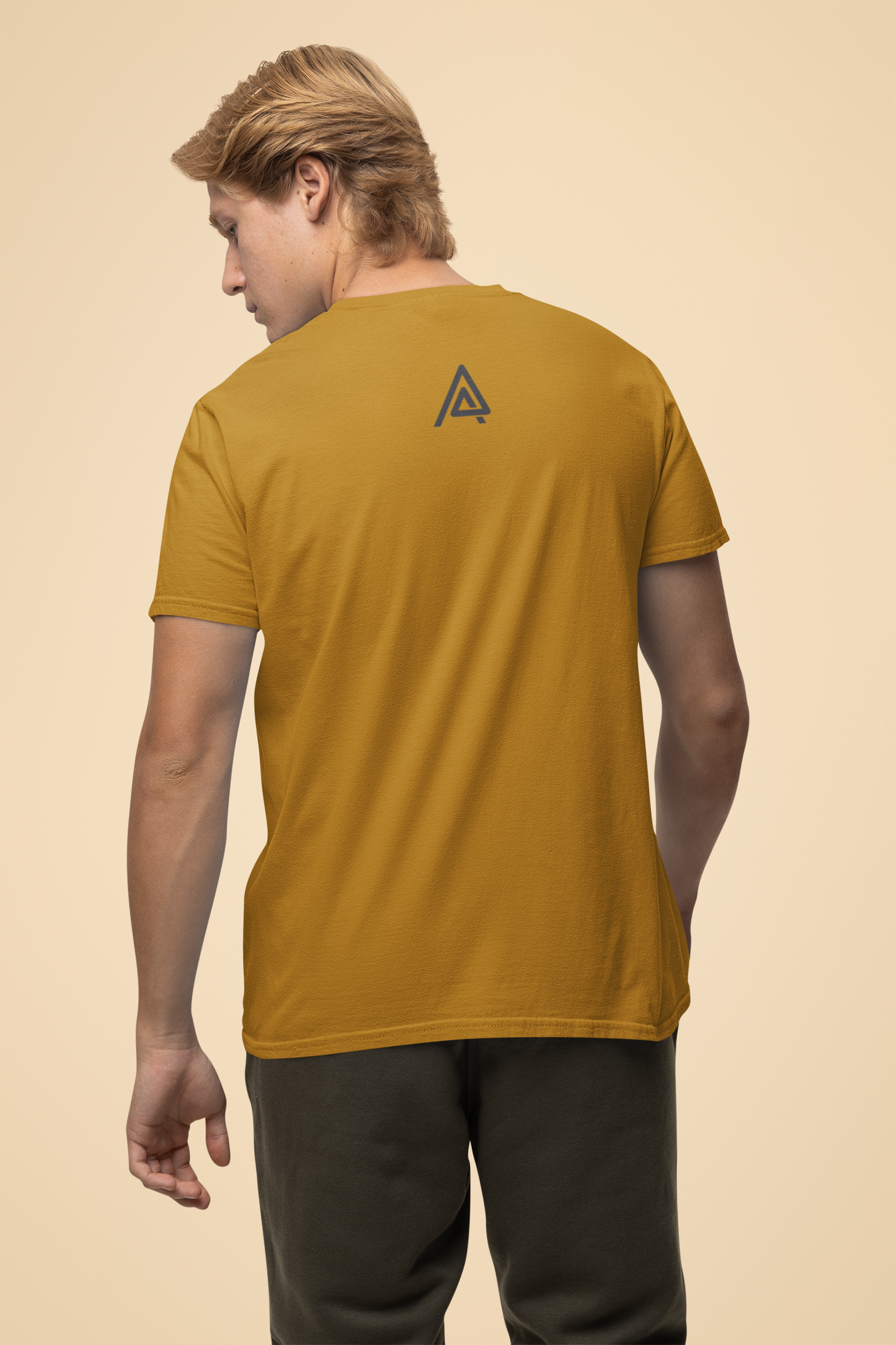 Pure Cotton Mustard Yellow Tee | See Hear Speak No Evil Monkey Print