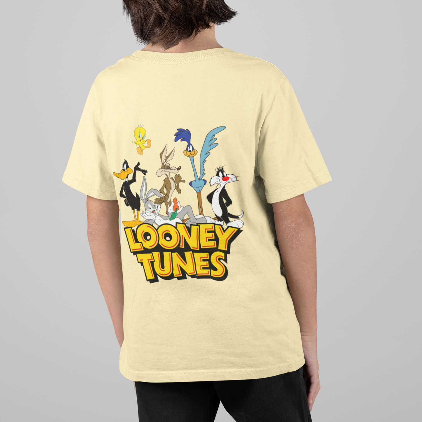 Looney Tunes Boys' Character T-Shirt | Front & Back Graphic