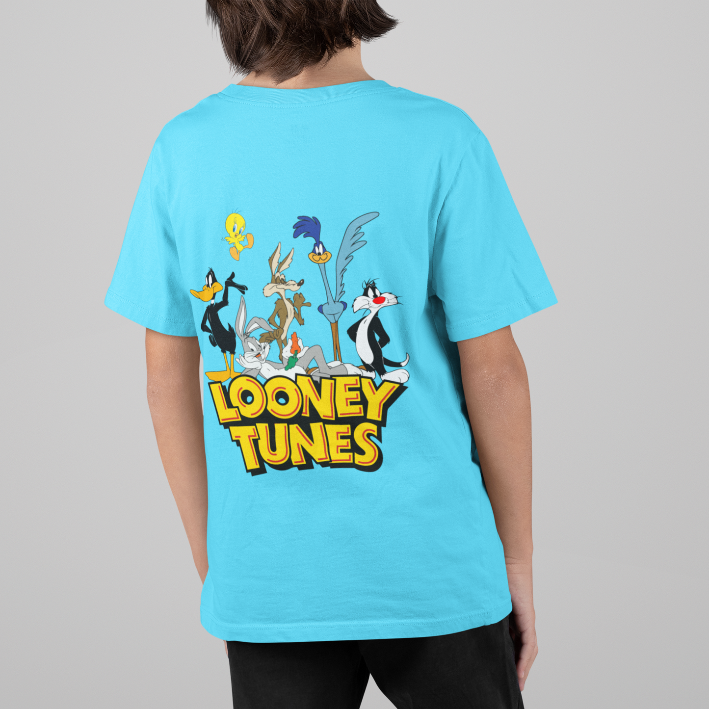 Looney Tunes Boys' Character T-Shirt | Front & Back Graphic