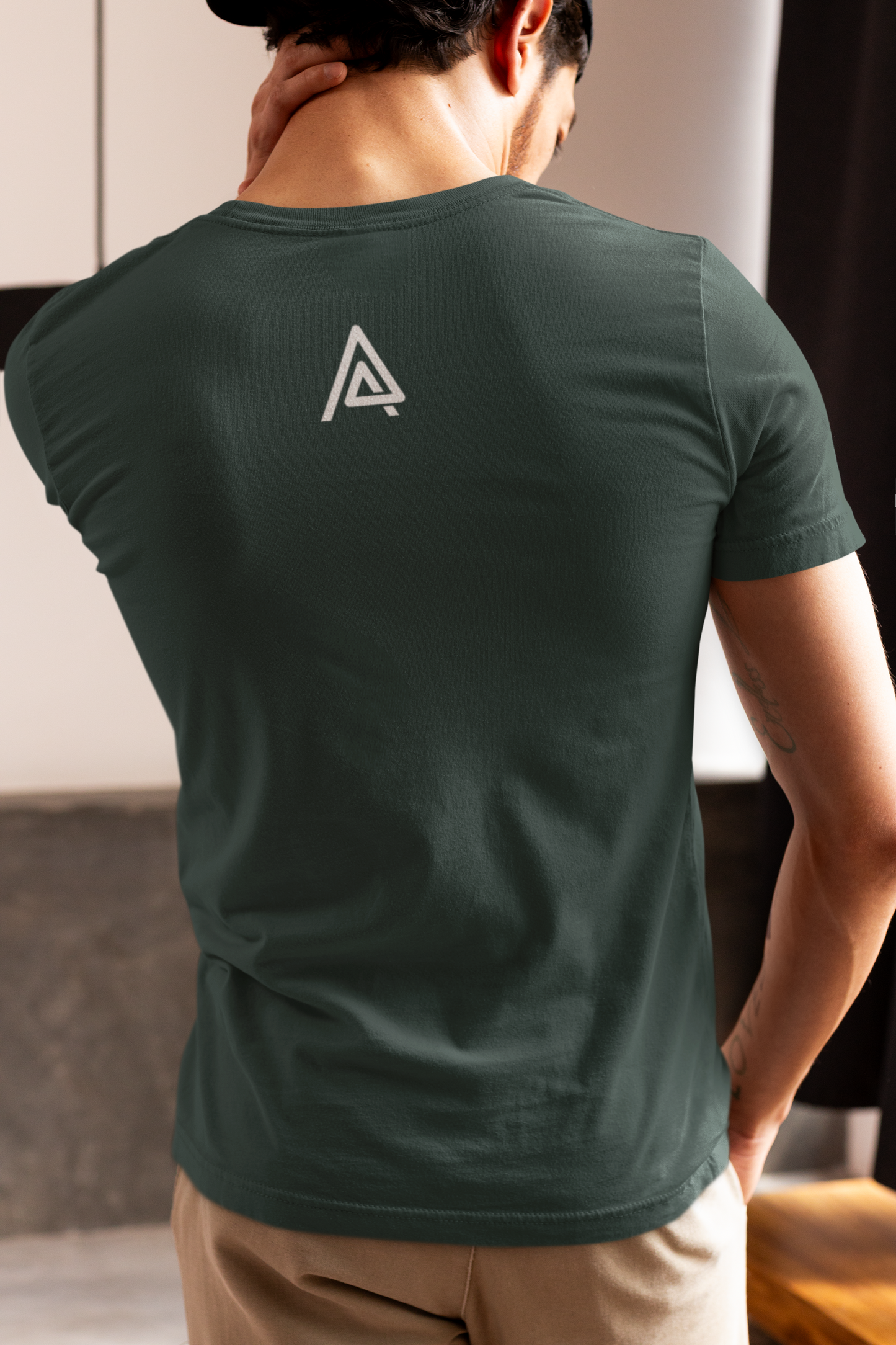 "Apun Hi Kangal Hai" Printed Round Neck Half Sleeve Steel Grey T-Shirt