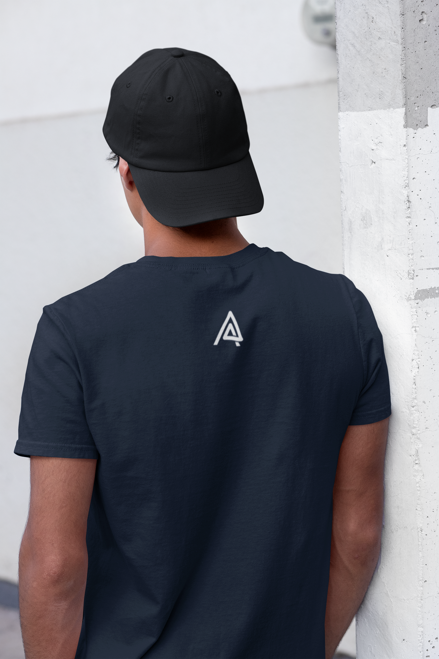 Ata Majhi Satakli Round Neck Half Sleeve Navy Blue T-shirt 1