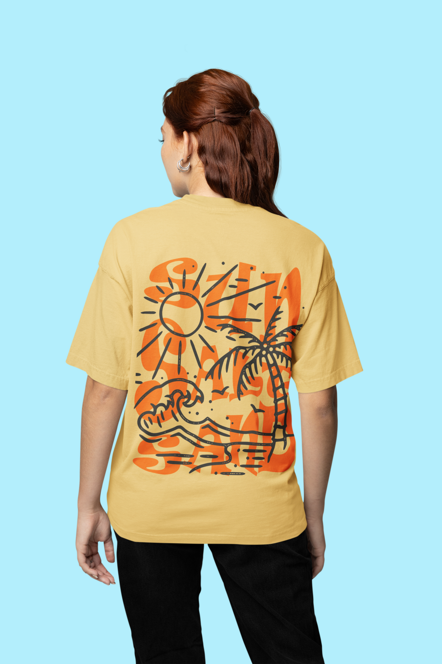 The Salty Soul Escape Tee Unisex Oversized Tee