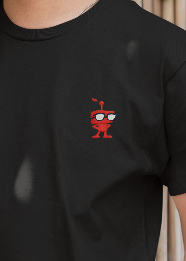 The "Nerdbot" Tee | Premium Embroidered Supima Cotton Shirt