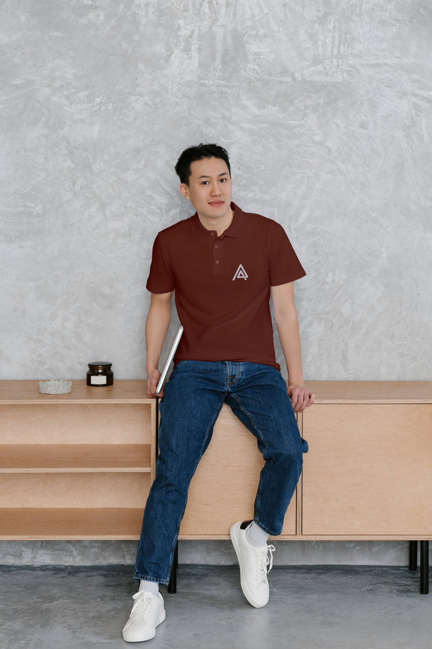 Asqr Lifestyle Polo – Deep Tones & Signature Embroidery