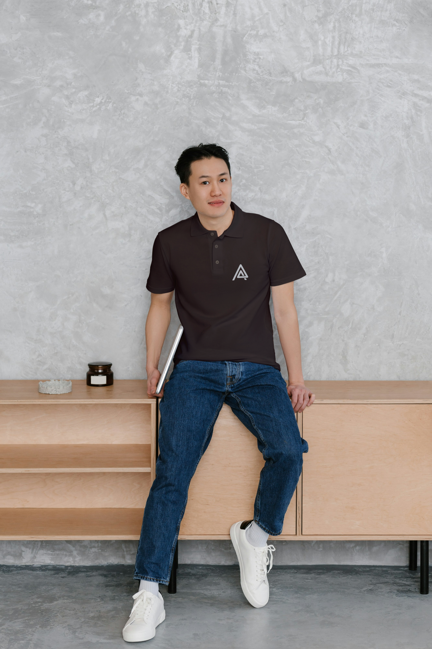 Asqr Lifestyle Polo – Deep Tones & Signature Embroidery