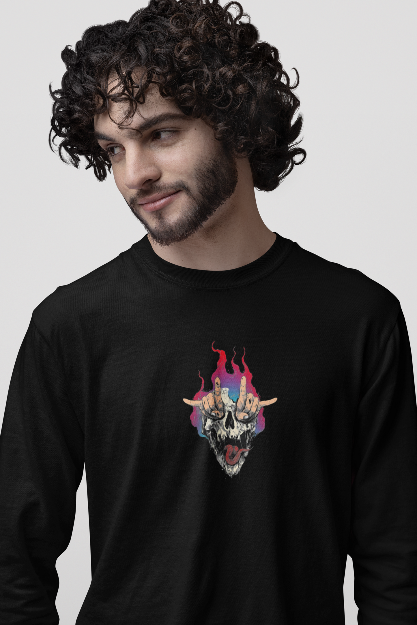 Metallica "Rebel Skull" Longsleeve Tshirt