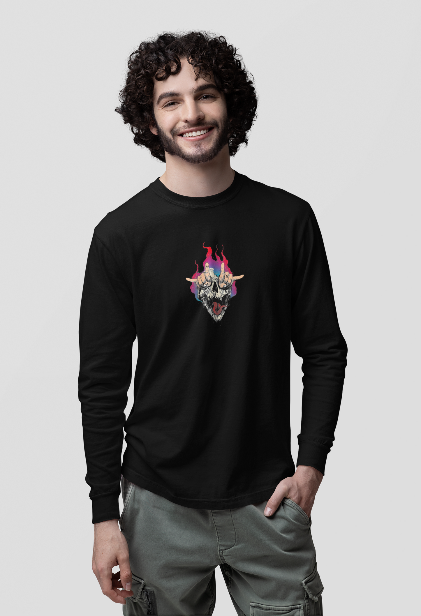 Metallica "Rebel Skull" Longsleeve Tshirt