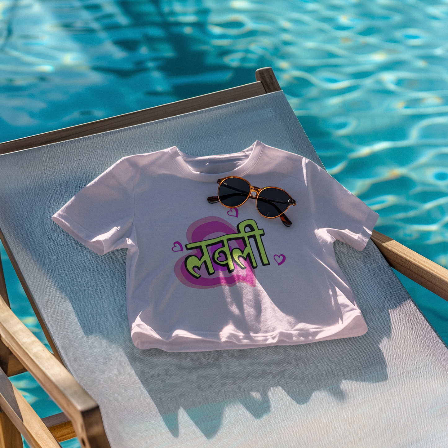 "Lovely" Printed Baby Pink Crop Top
