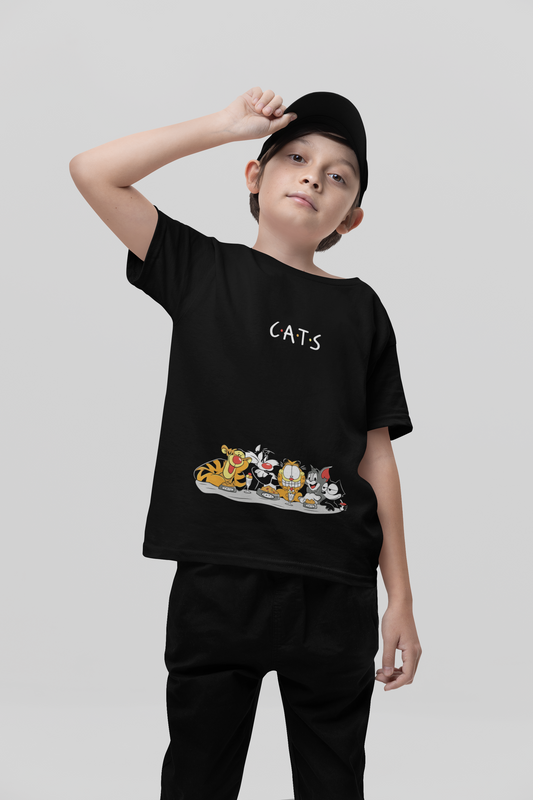 Celebrate Your Favorite Cartoon Cats with This "CATS" Friends T-Shirt!