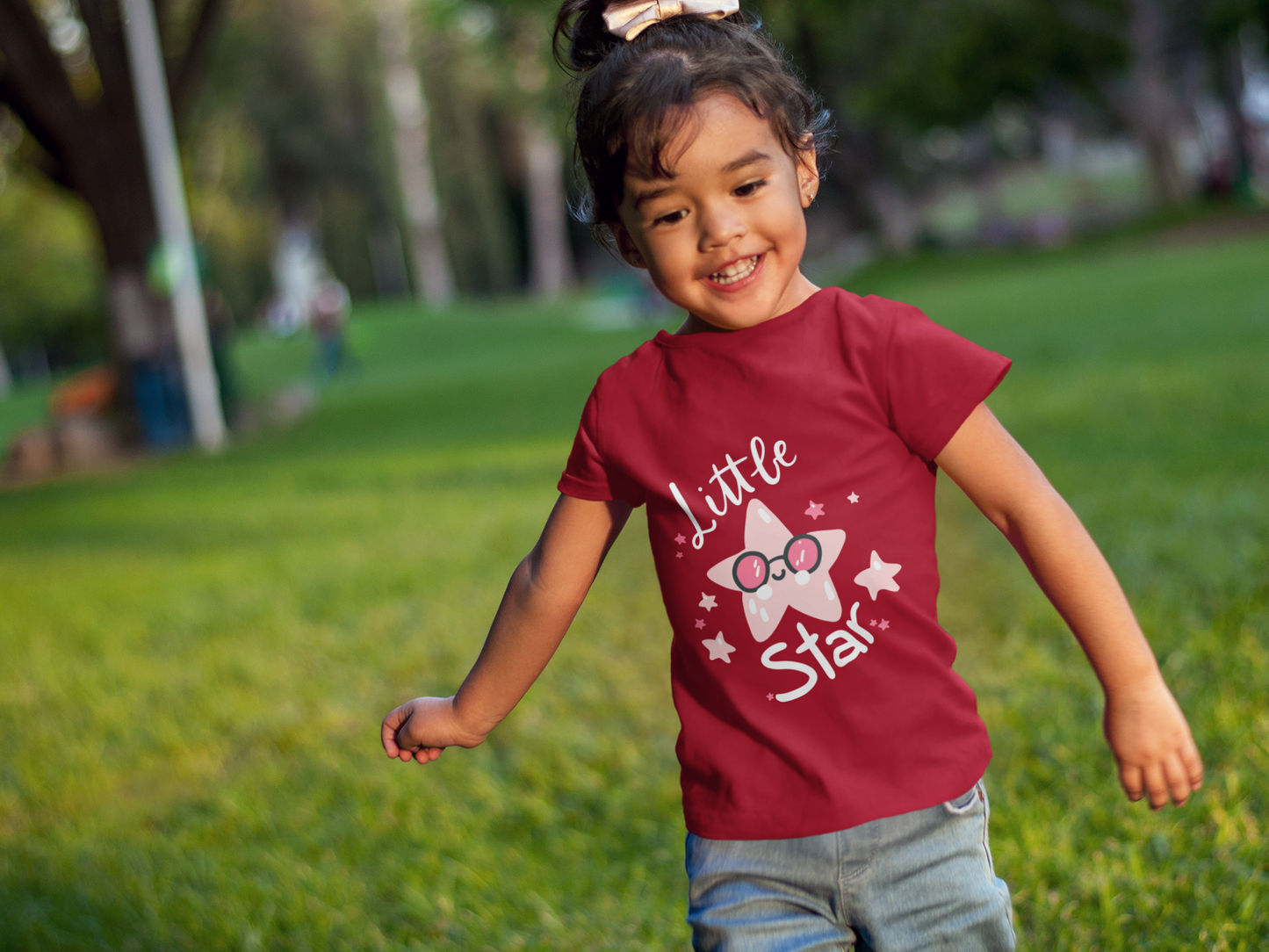 Adorable "Little Star" T-Shirt for Girls - Pure Cotton Comfort