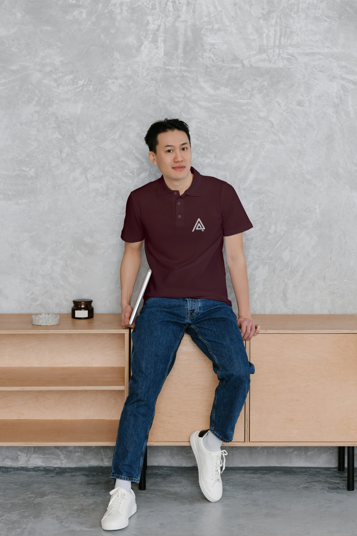 Asqr Lifestyle Polo – Deep Tones & Signature Embroidery