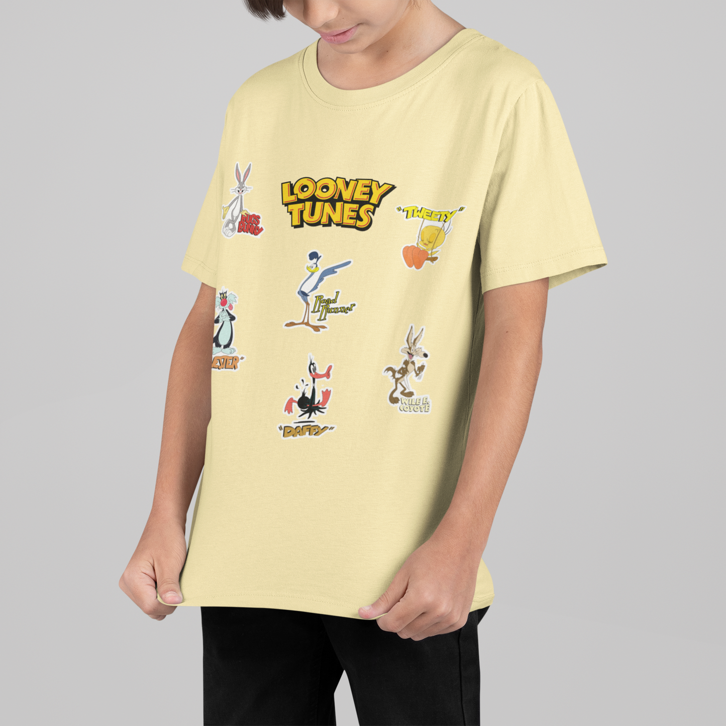 Looney Tunes Boys' Character T-Shirt | Front & Back Graphic