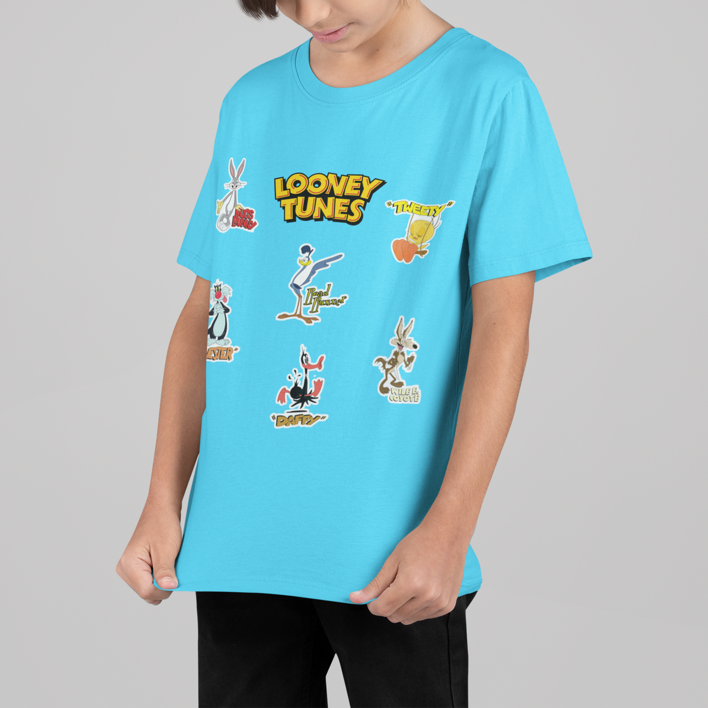 Looney Tunes Boys' Character T-Shirt | Front & Back Graphic