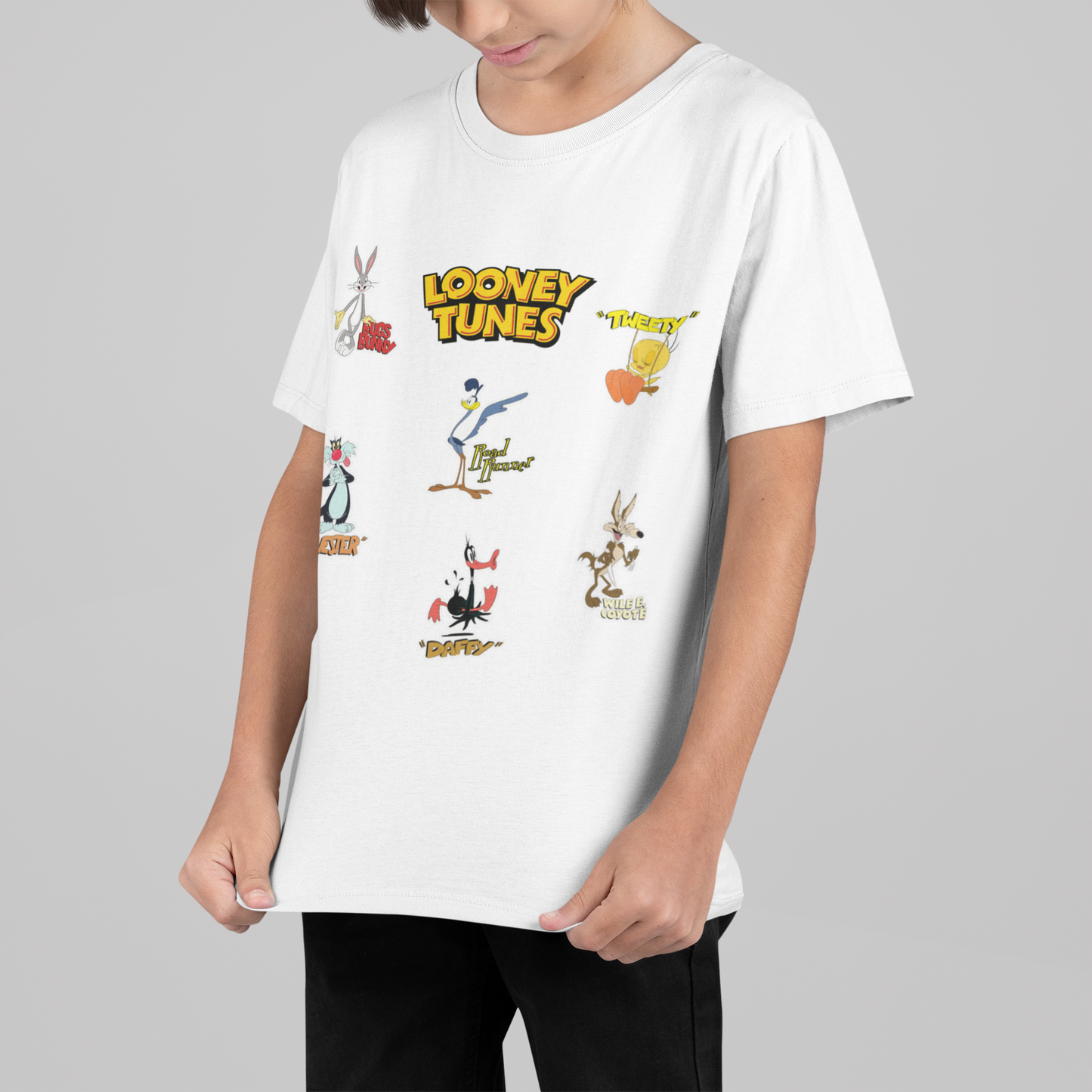 Looney Tunes Boys' Character T-Shirt | Front & Back Graphic