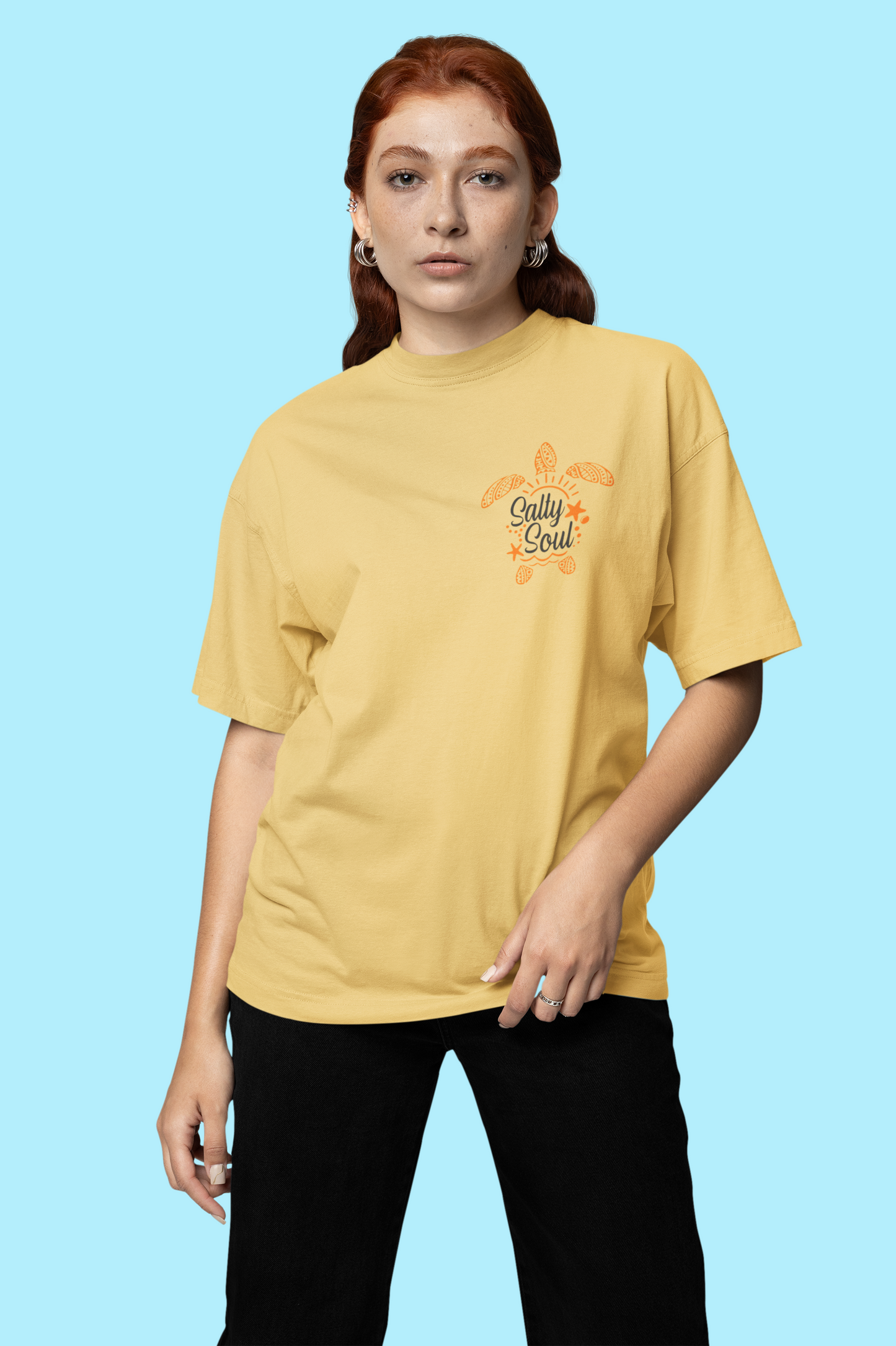 The Salty Soul Escape Tee Unisex Oversized Tee