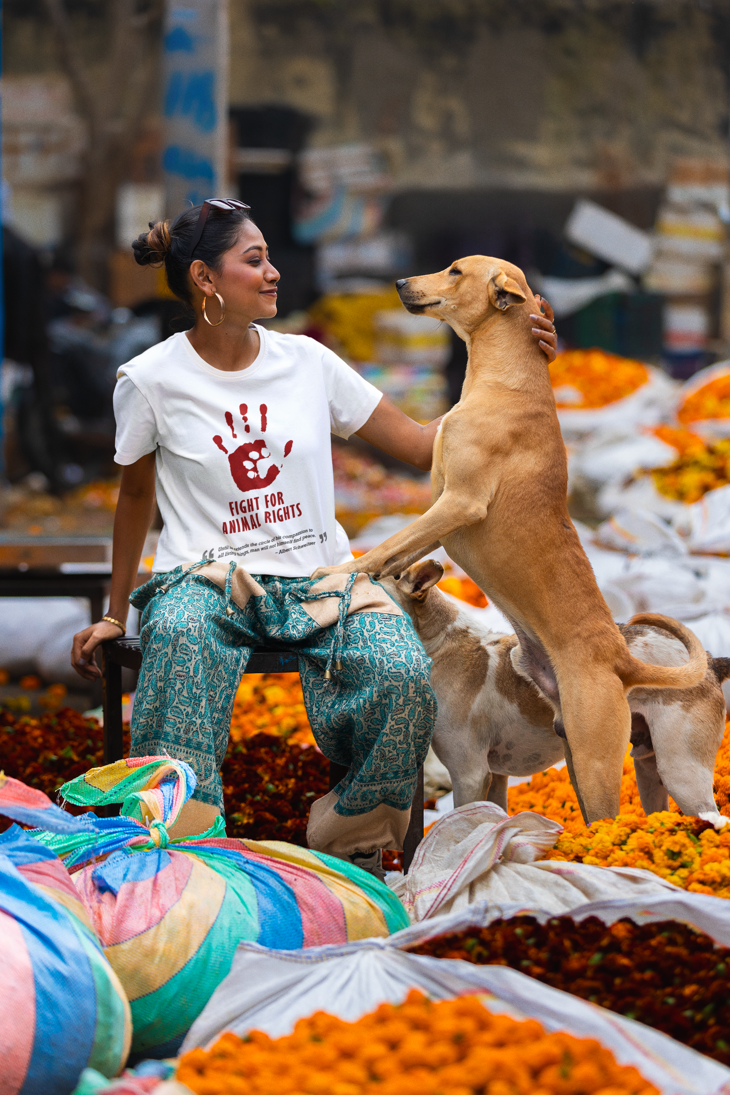Stand with Delhi's Street Dogs Tee | A Voice for the Voiceless Unisex T-shirt