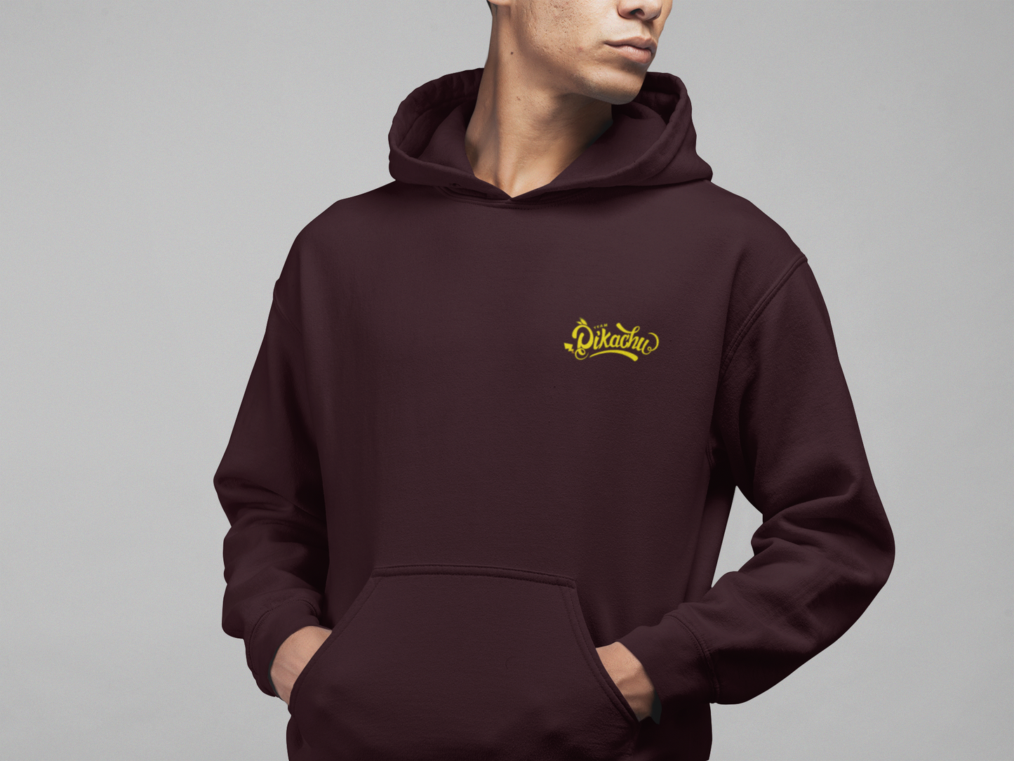 Thunderclap Ninja: Pikachu as Sasuke Maroon Hoodie