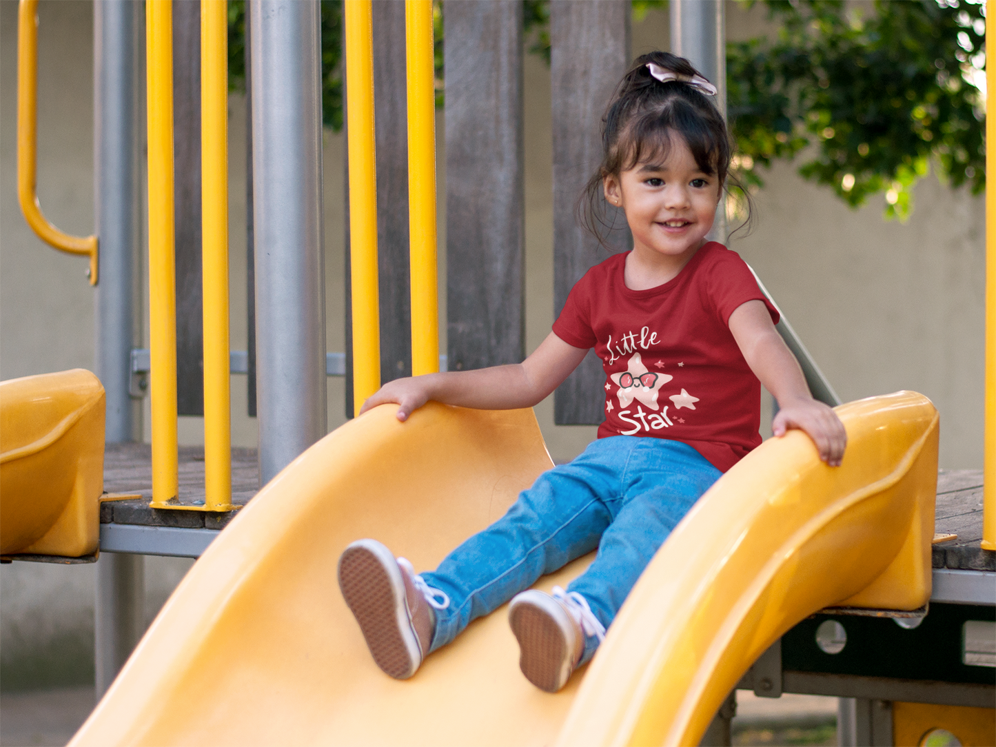 Adorable "Little Star" T-Shirt for Girls - Pure Cotton Comfort