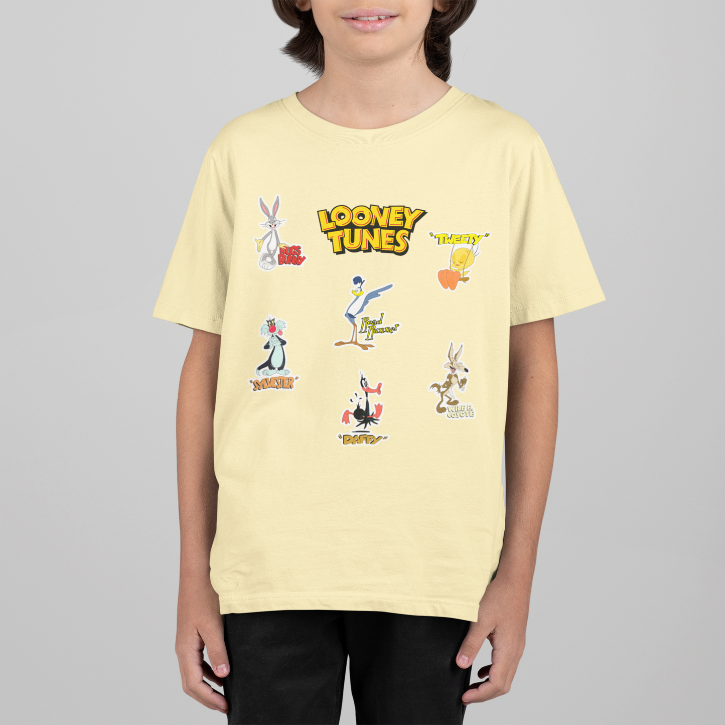 Looney Tunes Boys' Character T-Shirt | Front & Back Graphic