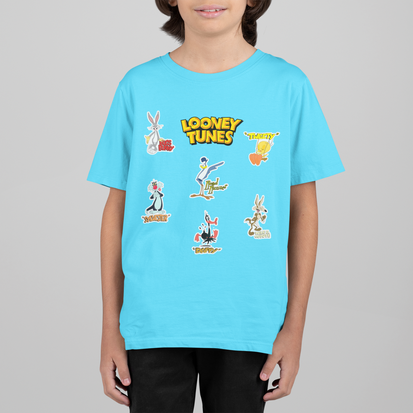 Looney Tunes Boys' Character T-Shirt | Front & Back Graphic