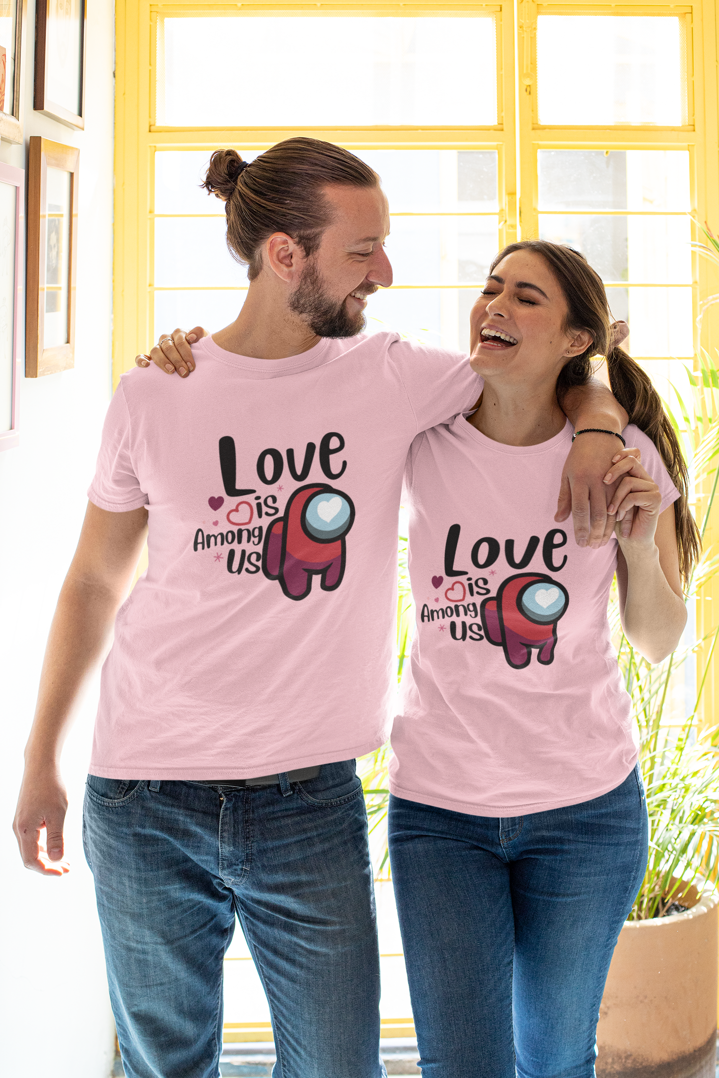 Imposter of My Heart: ‘Love Is Among Us’ Pink Tee