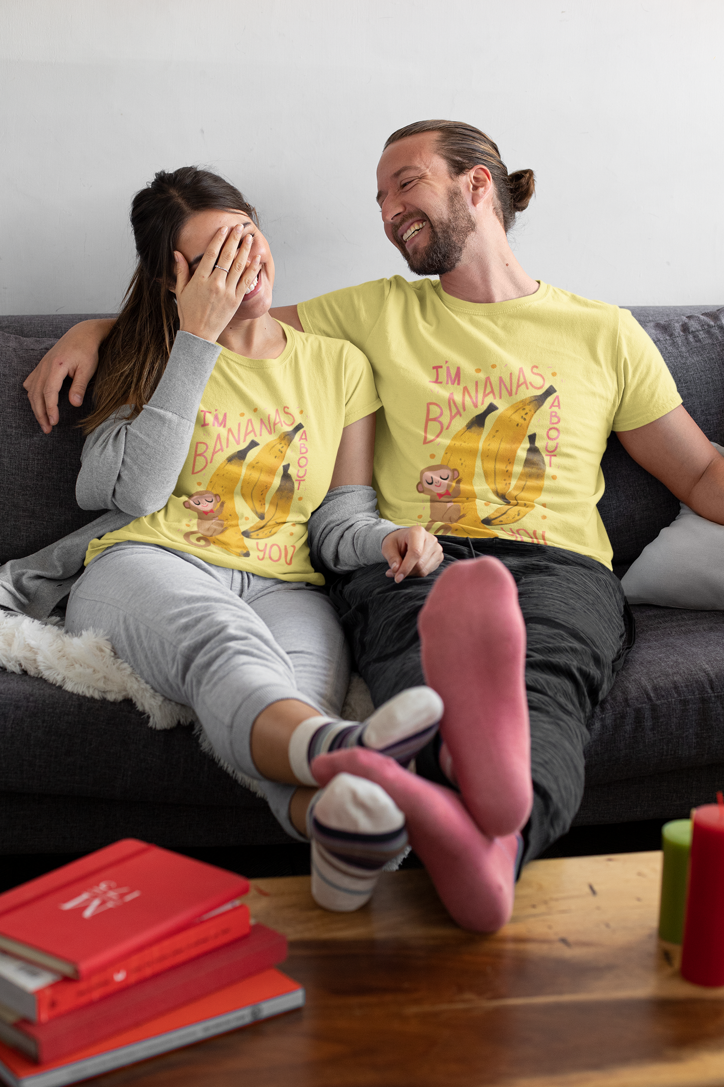 I’m Bananas About You: Cute and Playful Yellow Banana T-Shirt