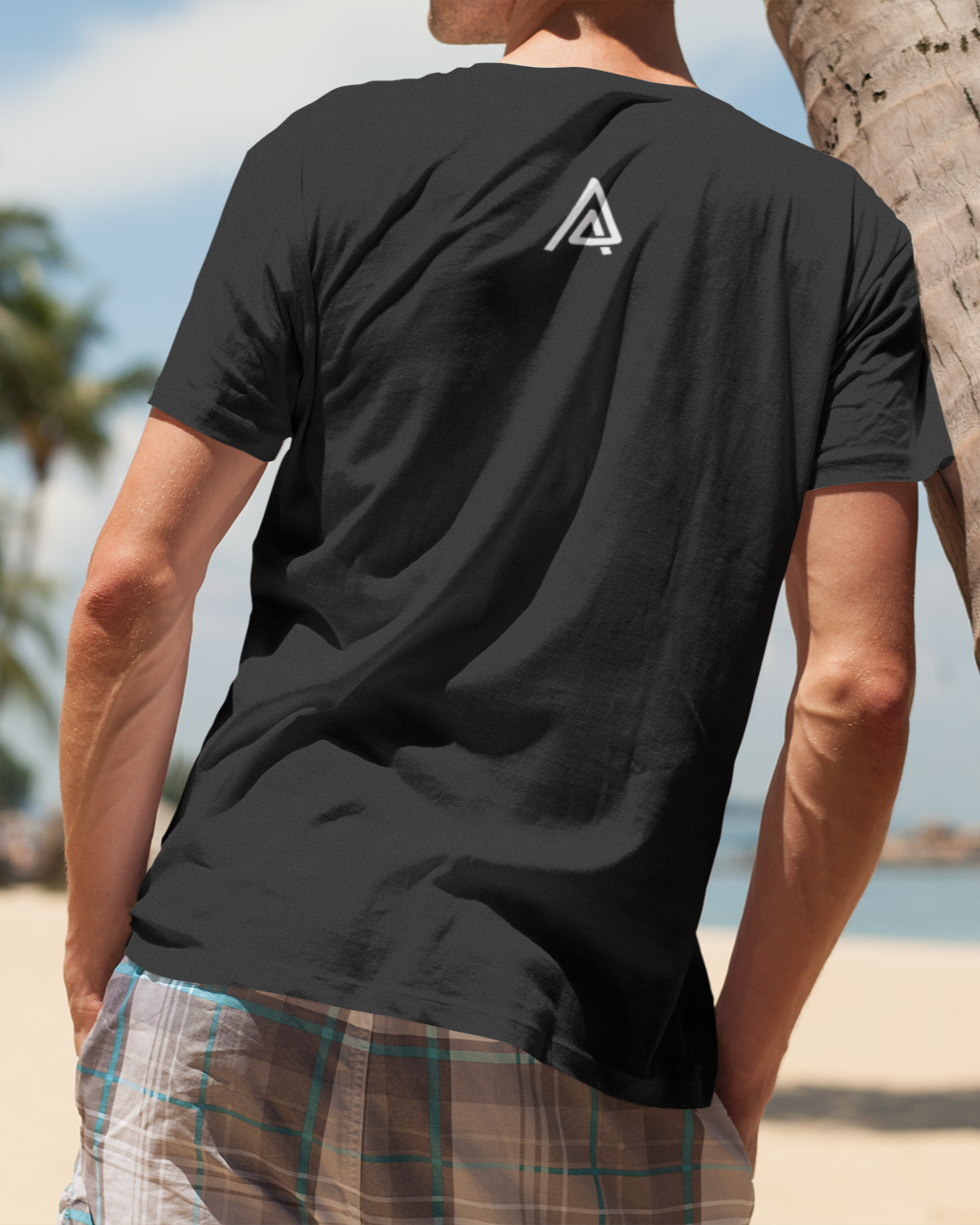 Stay Sanskari Round neck Half Sleeve Black T-Shirt 1