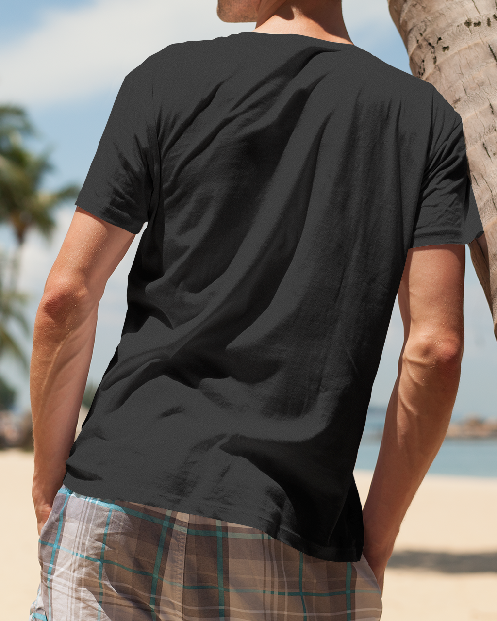 Stay Sanskari Round neck Half Sleeve Black T-Shirt