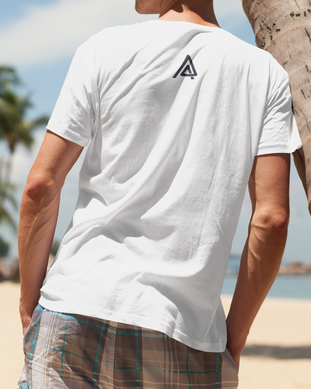 "Joker Face" Colorful Printed Round Neck Half Sleeve White T-shirt