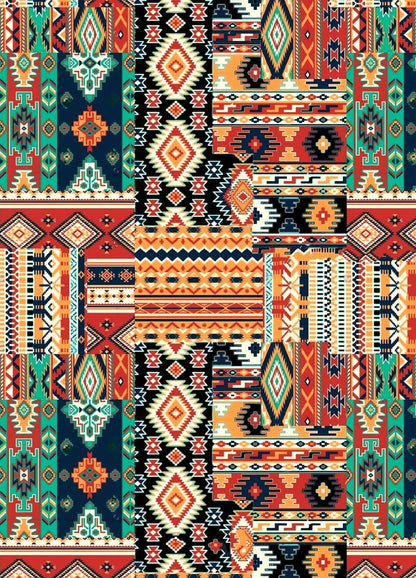Sambalpuri Multicolor Bomber Jacket - Men's All-Over Ethnic Prints