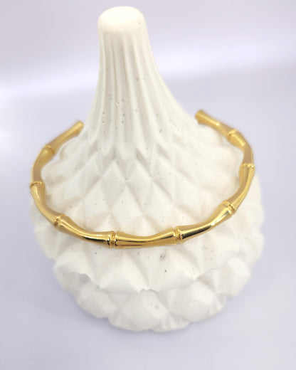 The Signature Bamboo Bangle | A Chic Stacking Cuff