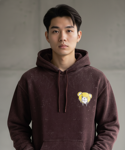 The "Your Smile Melt Me" Rebel Bear Hoodie | Vintage Streetwear
