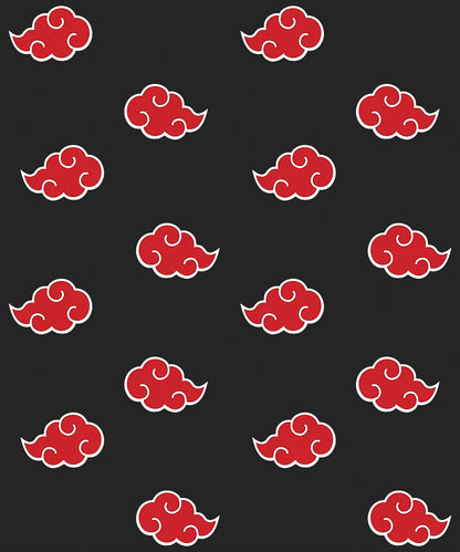 Crimson Akatsuki Cloud Men's All-Over Print Bomber Jacket