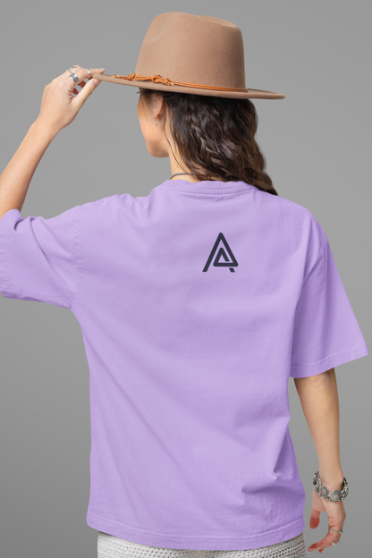 Asqr Original Unisex Tee – Oversized Fit, Premium Print, Light Hues