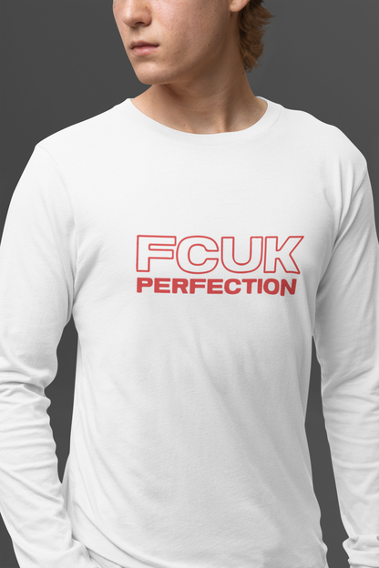 Imperfectly Perfect: Men's Cotton Full Sleeve T-Shirt