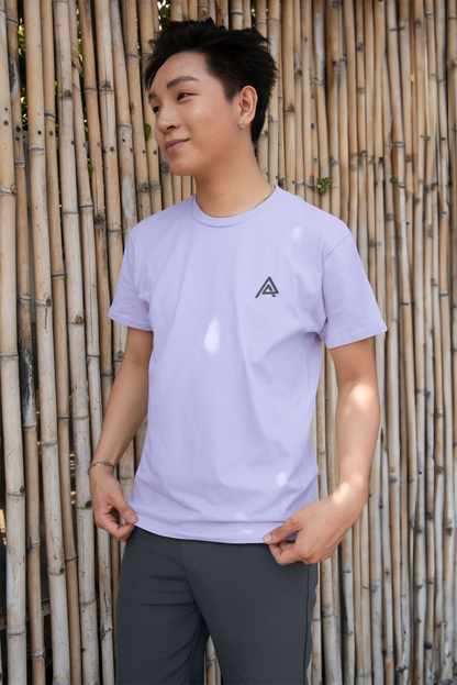 Men’s Premium Supima Cotton Tee – Breathable Comfort in Light Shades
