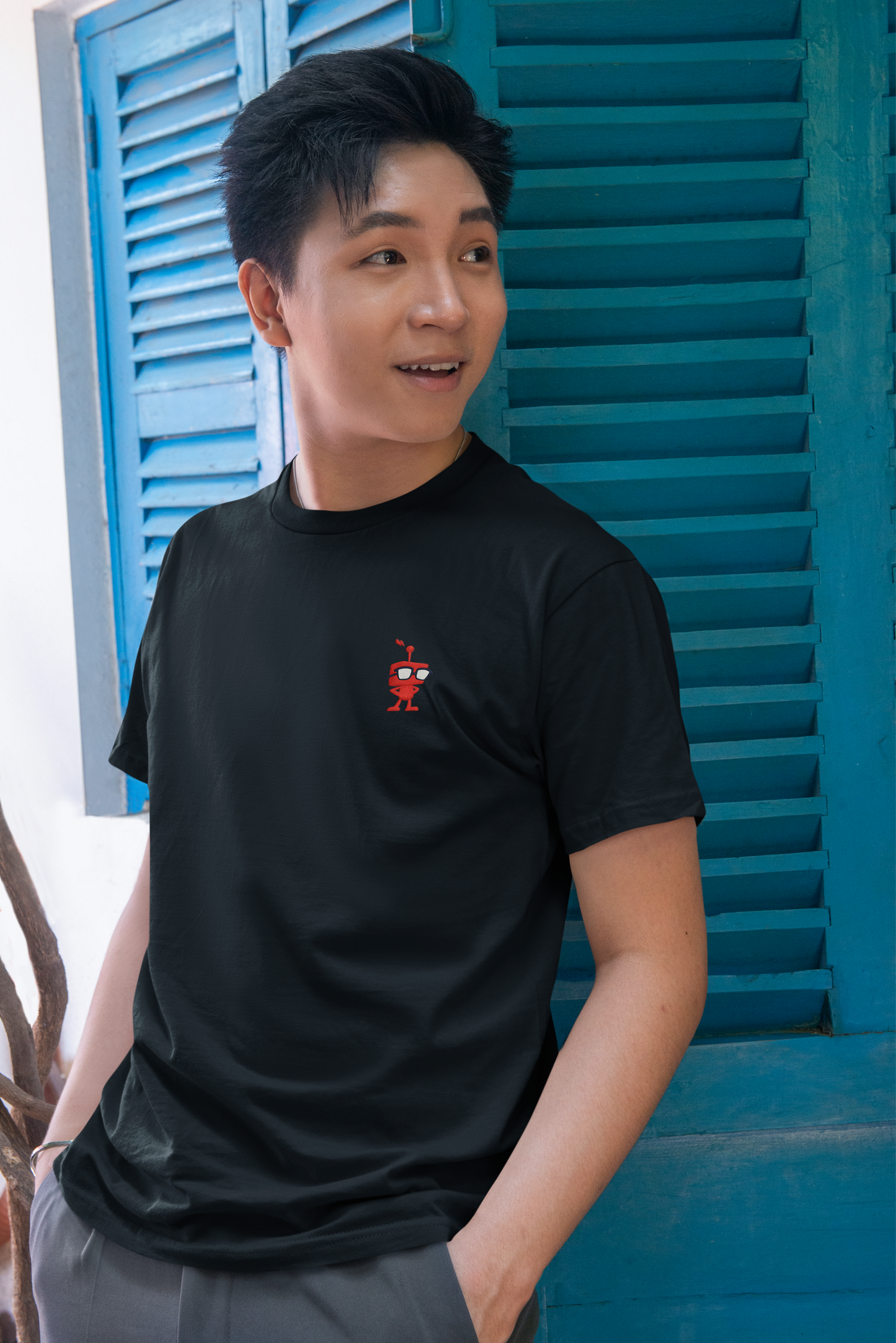 The "Nerdbot" Tee | Premium Embroidered Supima Cotton Shirt