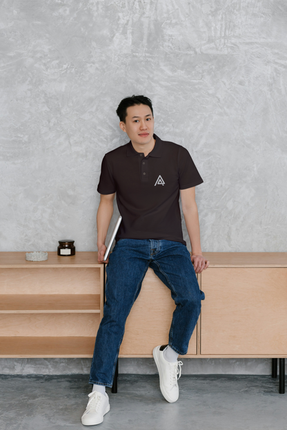 Asqr Lifestyle Polo – Deep Tones & Signature Embroidery