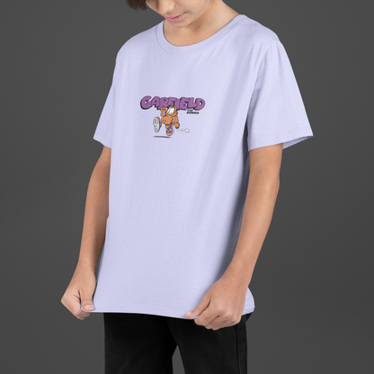 Boy's Casual Wear: Garfield Running Graphic Tee Shirt