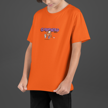 Boy's Casual Wear: Garfield Running Graphic Tee Shirt