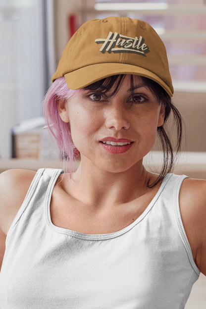 Stylish Hustle Hat - High-Quality Khaki Cap